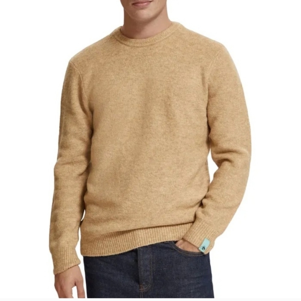 Scotch & Soda Men's Camel Turtleneck Sweater